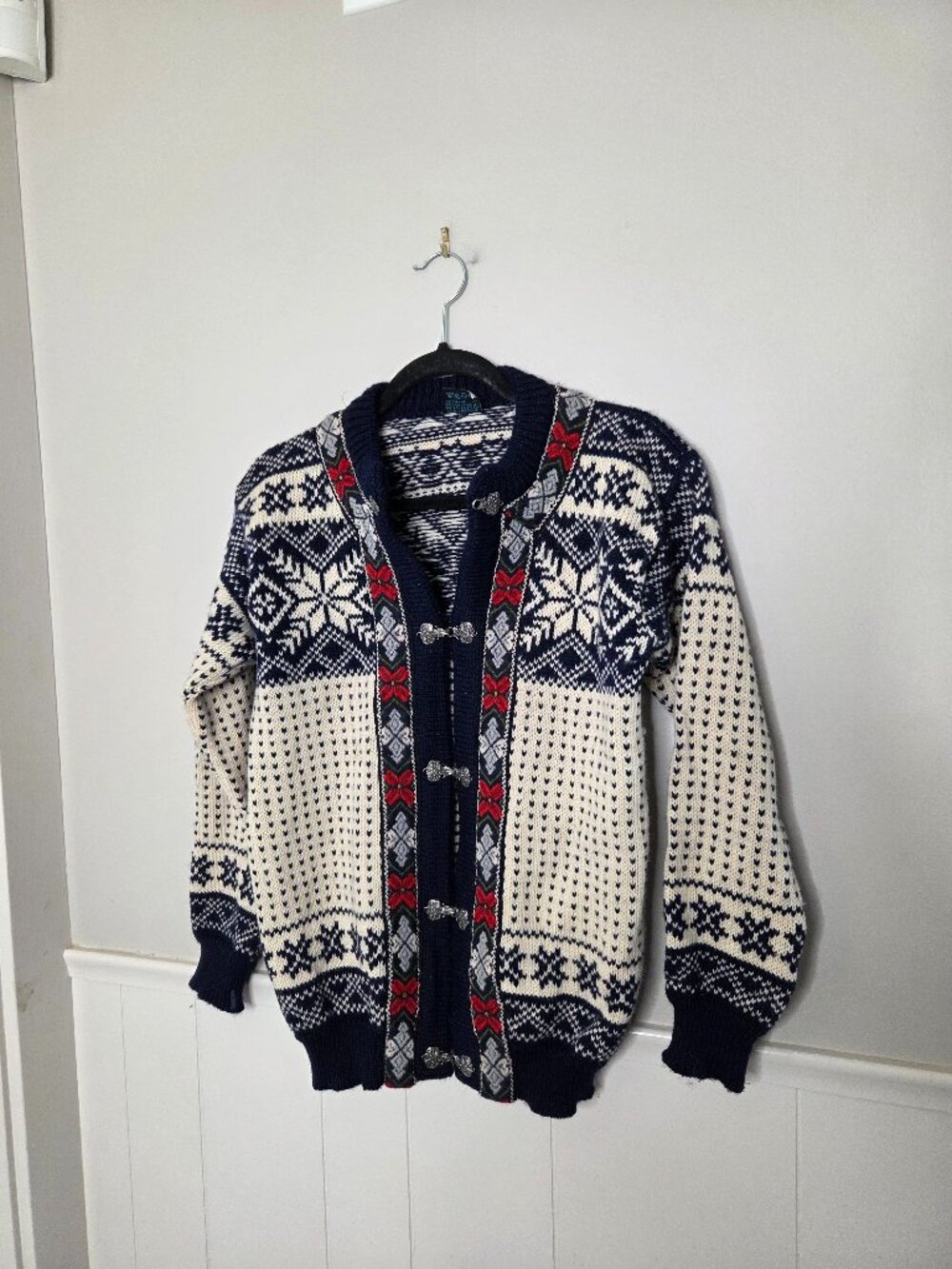 DALE OF NORWAY Wool Fair Isle Cardigan Sweater
